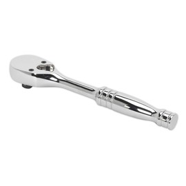 Sealey Ak660Df Ratchet Wrench 1/4In Sq Drive Dust-Free Pear-Head Flip Reverse