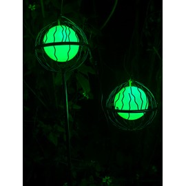 Pikvnoio Outdoor Solar Lanterns Waterproof Flickering Flame Hanging Lanterns Lights for Outside Landscape Solar Pathway Decoration for Garden Lawn Porch Pergola Patio 2 Pack