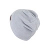 Sterntaler Boys' Slouch Beanie Melange Hat, smoke Grey