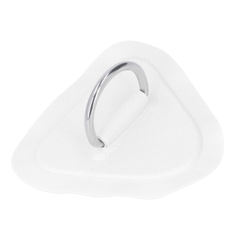 6Pcs PVC D Ring Patch Elastic Rope Set Stainless Steel