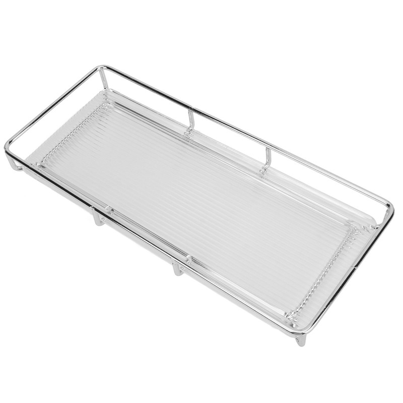 Bathroom Countertop Tray Stainless Steel Acrylic Modern Minimalist Design Space