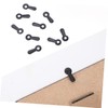 SHINEOFI 100pcs Picture Frame Backing Clips with Screws Durable Electroplated