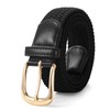 JasGood Women's Stretch Belt, Braided Belt, Women's Elastic Fabric Belt,