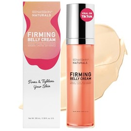 Enaskin Naturals Crema Reafirmante Para El Abdomen: Crema Reafirmante Para Piel Plana, Reduce La Celulitis Y Las Estrías En Estómago, Muslos Y Glúteos - Loción Corporal Hidratante Para Mujeres Y Hombr