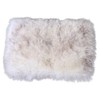 Asuprui Sheepskin Pet Bed Mat 100% Sheepskin Deluxe Dog Crate