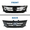 SWSD Front Grill For 2014-2017 Honda Odyssey Gloss Black Chrome