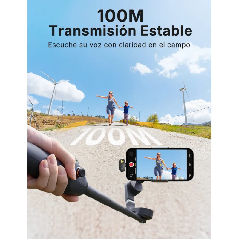 Maono Micrófono Inalámbrico Solapa Para Android Pc,2 Micrófonos Lavalier Usb-c