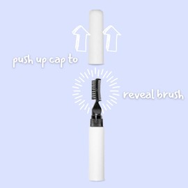 Brows Up Clear Brow Sculpt - Gel Wax Hybrid with Double Ended Brush and Comb