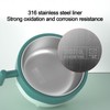 Stainless Steel Baby Feeding Bowl Heat Preservation Tableware Suction Bowl