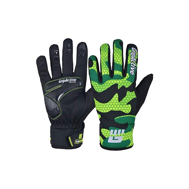 Grip Active Winter Cycling Gloves Water Resistant Windproof BMX Anti-Slip