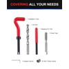 Kolvoii M10X1.0 Thread Repair Kit, Metric Helicoil Thread Repair Kit