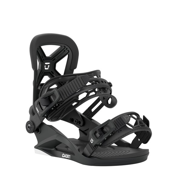 Union Cadet Kids Snowboard Bindings, Black, Small