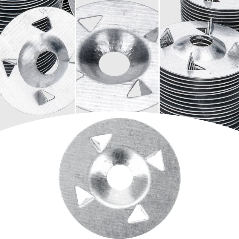 AccEncyc 150 Pcs Foam Board Fasteners Washers for Installation of