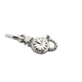 Pocket Watch Charm Pendant .925 Sterling Silver