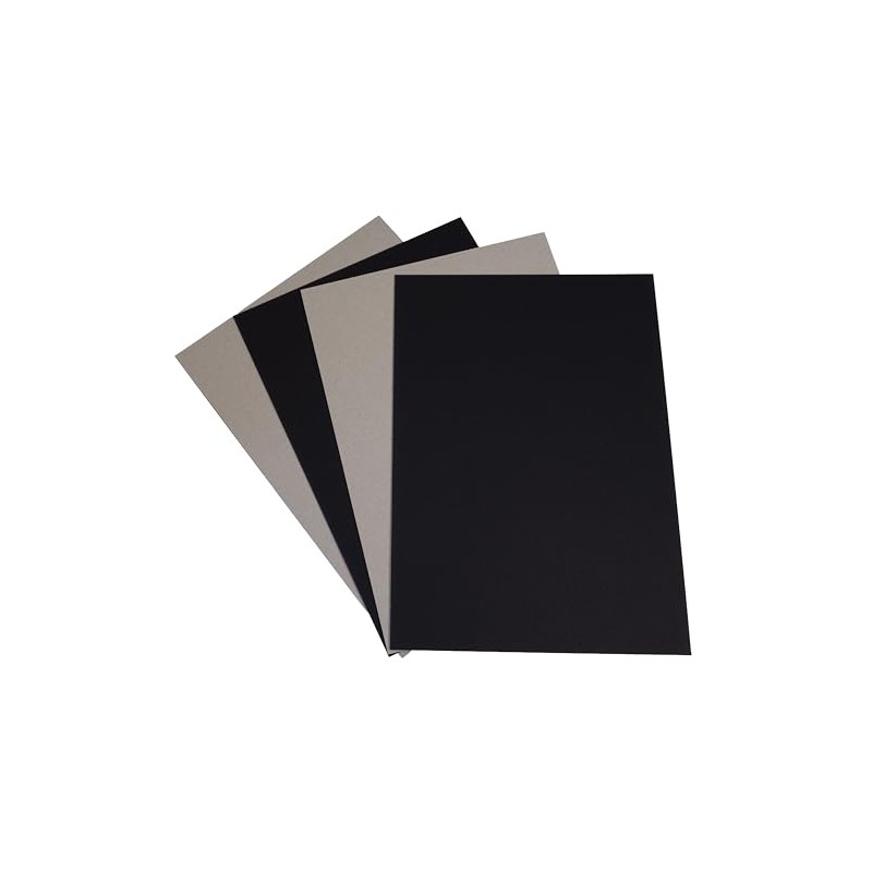 JamJar Print Black Matte Professional Mounting Board | 7 Sheets