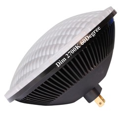 KAPATA PAR56 LED Bulb Dimmable MFL Warm White 2700K, 500Watt PAR56 Incandescent Replacement, Base GX16D, 60 Degree 36W LED Par56 Bulb for for DJ/Club/Stage/Church Ceiling Lighting