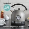 West Bend Electric Kettle Retro-Styled Stainless Steel 1500 Watts with