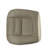 Priprilod Microfiber Leather Driver Bottom Replacement Seat Cover TAN Fit