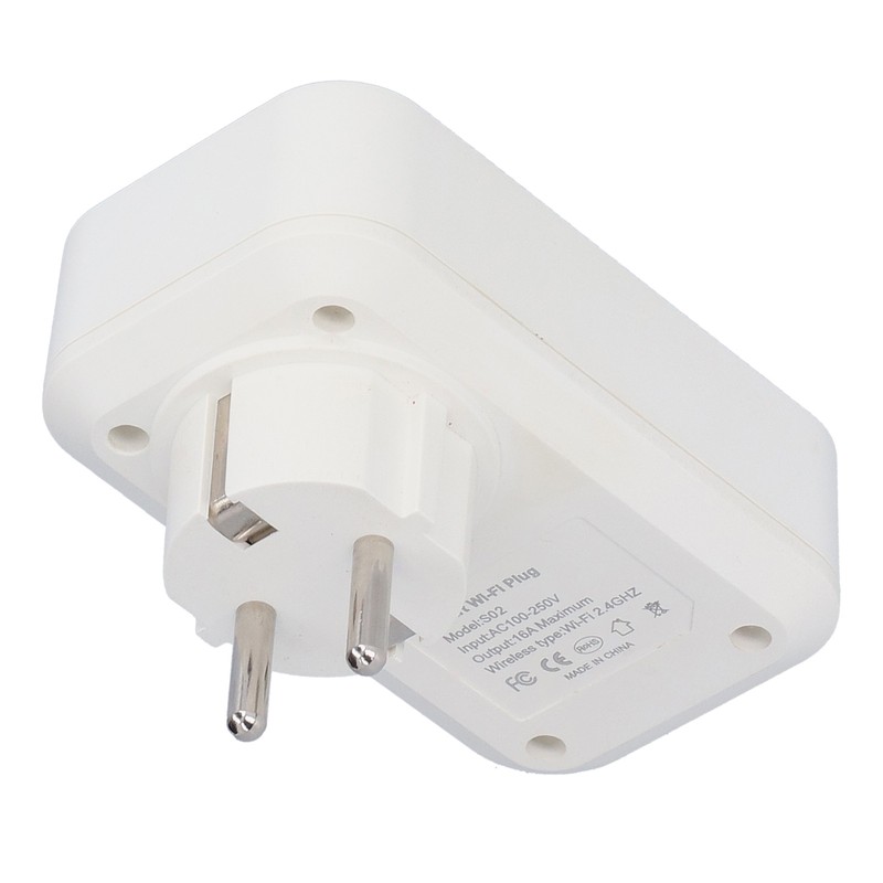 WiFi Smart Socket ABS Smart Plug with Timer and Voltameter