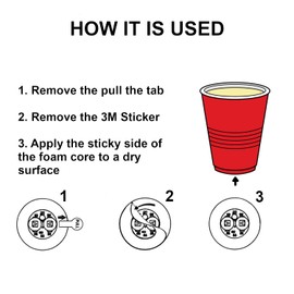 LED Coasters 6-Pack, 7 Colour Settings, Light Up Coasters for Bottles, Glasses, and Cups, Kitchen Accessories and Holiday Decor, Christmas Coasters, Gaming Nights