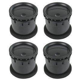 Front Interior Dashboard Louvre AC Heater Air Vent Compatible with Ford F-150 2004-2008 Lincoln Mark LT 2006-2008 Replacment for OE 8L3Z19893AA 4PCS(Black)