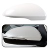 White Rearview Mirror Cover Cap Door Wing Mirror Cover Cap