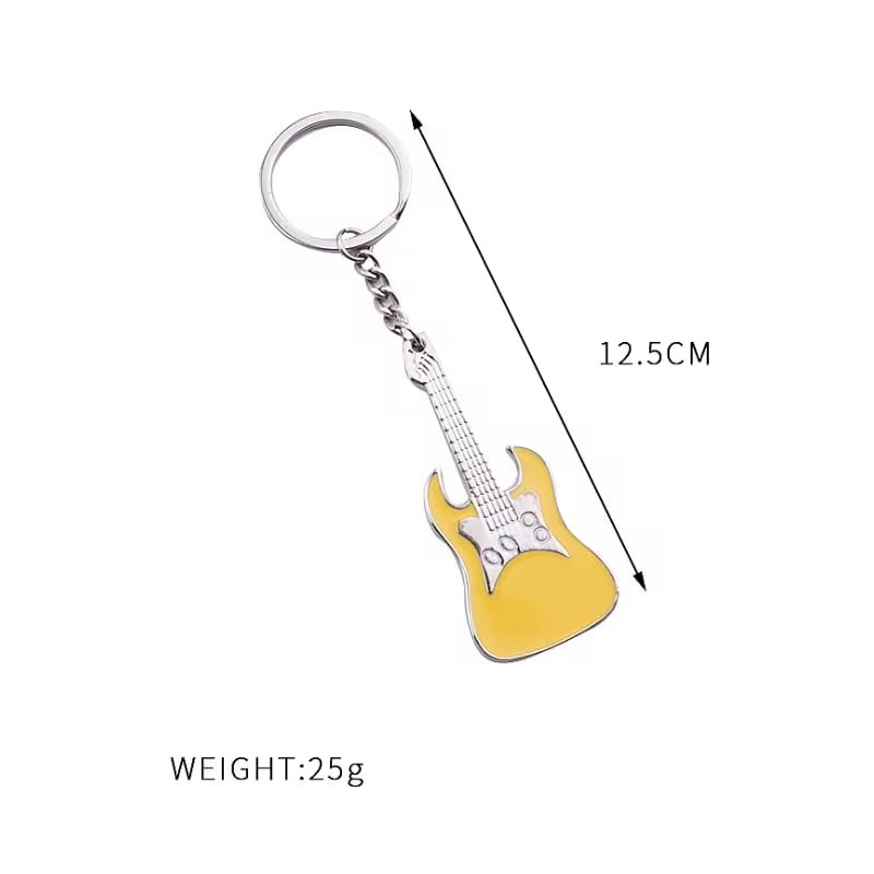 Freedale Guitar Keychain for Men Mini Cute Bass Key Chain