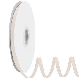 Ribreeze 1/4 inch Cream Grosgrain Ribbon 50 Yards for Gift Wrapping Weddings DIY Floral Decor Sewing & More