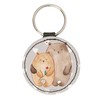 Mr. & Mrs. Panda Round Key Ring Bear Love Gift
