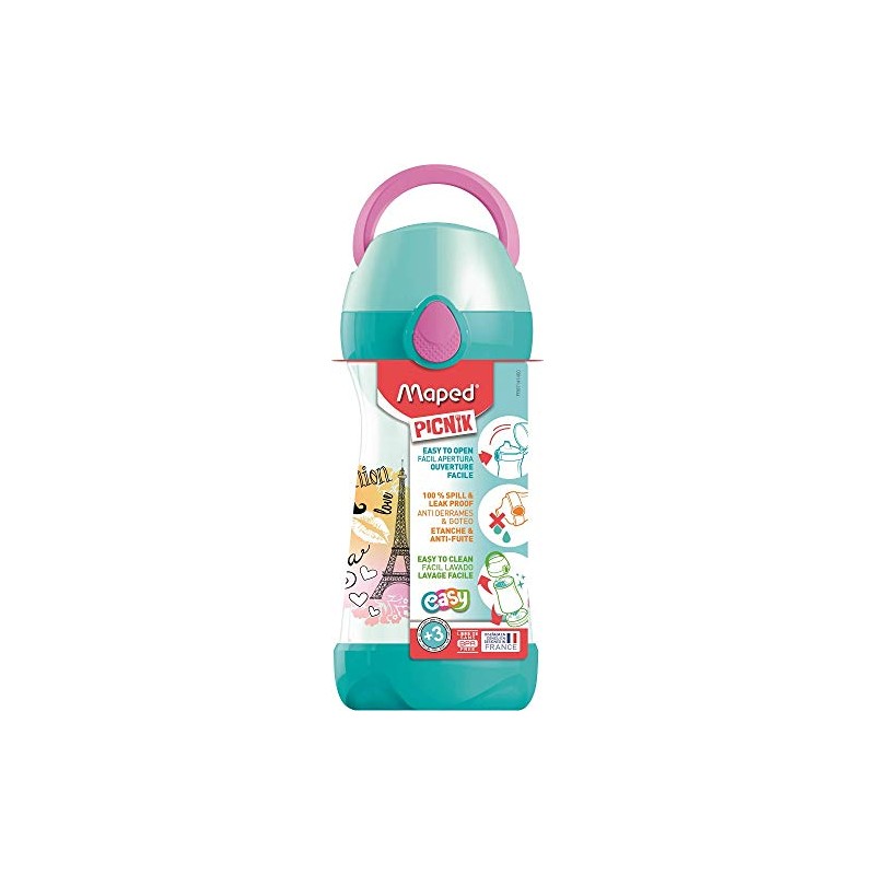 Maped Picnik Concepts 430ml Lunch Water Bottle - Paris Design