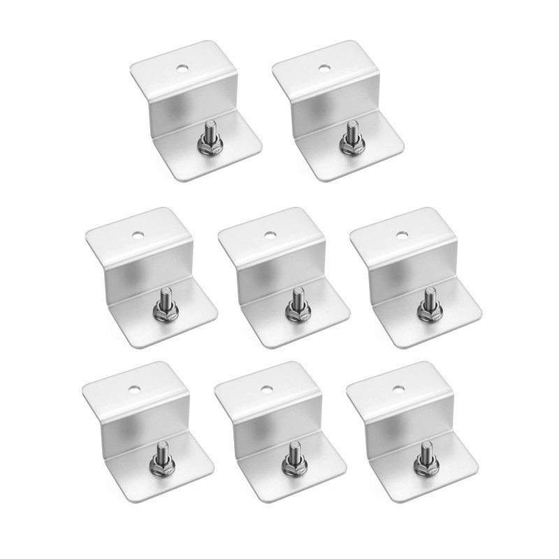 QWORK® 8 Pcs Solar Panel mounting Brackets , Solar Panel