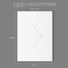 metALUm Large Sympathy Card A4 - High Quality Chromosulphate Cardboard