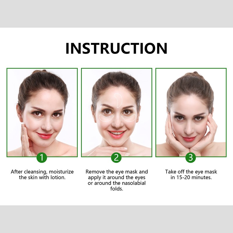 7 Pcs Hydrating Eye Gel Patches Eye Wrinkle Treatment Pads