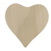 Wooden World Love Heart Cutting Board, 20cm x 21cm x