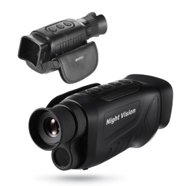 VIVITAR Night Vision Binocular Camera, 4X Optical Magnification, 2.7" Full High Definition LCD Display, 300M/ 985FT Infrared Distance, 1080P High Definition Video, 16MP Photos