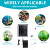 QCBF 5W solar aerator for pond, 3 operating modes, large