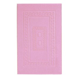 Casatessile Torino, Badezimmerteppich aus Frottee 60x90 cm. - ROSA - Rose