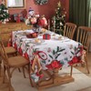 auons Rectangular Christmas Tablecloth 60x87 Inch, Christmas Decoration Tablecloth, Waterproof