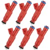 Fuel Injectors 12Holes Engine Fuel Injectors Set of 6 Replacement