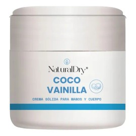 Crema Naturaldry para Manos y Cuerpo de Coco y Vainilla, 60 g