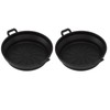 2 PCS Fryer Silicone Baskets with Handle 7.5inch Round Silicone