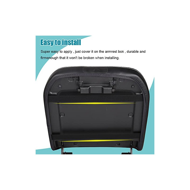 LEXLEY Center Console Pad Armrest Box Cover Leather Protector Covers