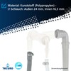 tecuro Drain Hose Extension 1.0 m Complete Set Including Hose