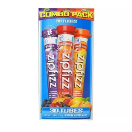 Ready Set Gourmet Zipfizz Healthy Energy Drink Mix Hydration with B12 and MultiVitamins (30 Tubes)