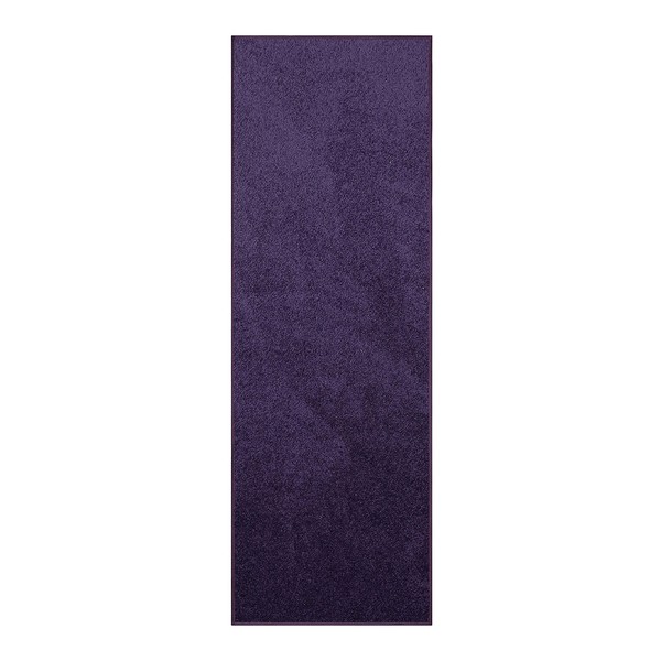 Furnish my Place Modern Plush Solid Color Rug - Purple,