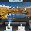Update Mini Projector With WIFI 6 and Bluetooth 5.4, Portable