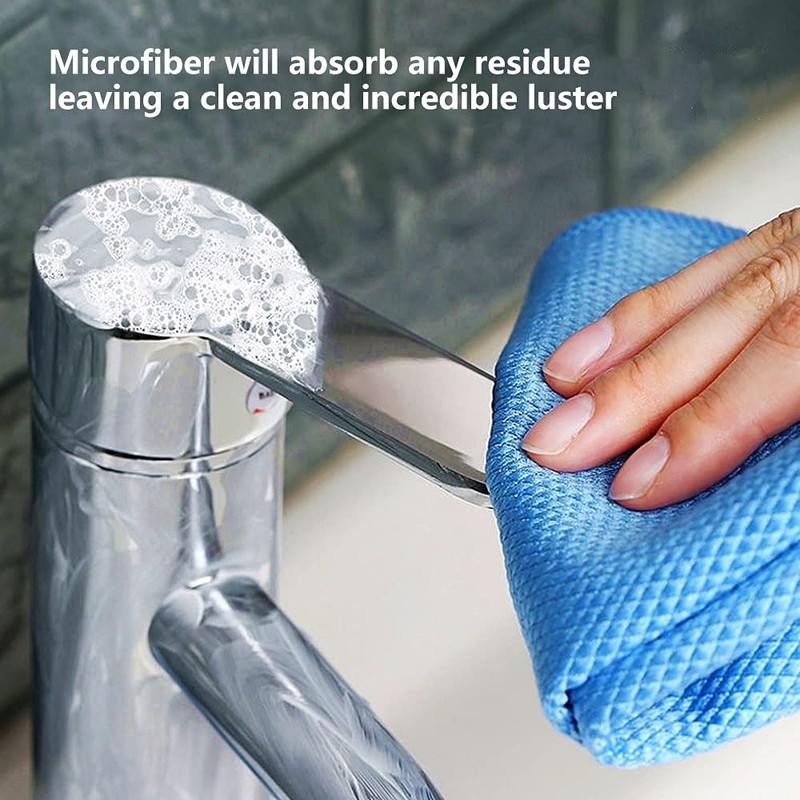 5/10 Pack Nanoscale Cloth 40 x 30cm Lint Free Fish