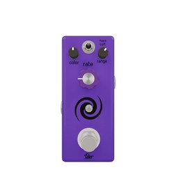 ISET Analog Galaxy Flanger Pedal for Electric Guitar Bass True Bypass Purple Swirl
