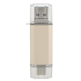USB 3.0 U Disk Golden Aluminum Alloy ThreeInOne High Speed Bulk Storage Memory Device(32GB )