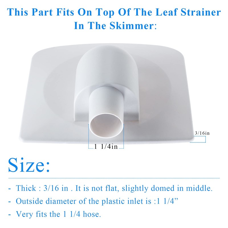 SFX Pool Vacuum Plate Adapter - for Summer Waves Polygroup